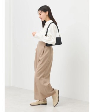 earth music&ecology パールボタンシャツ Off White