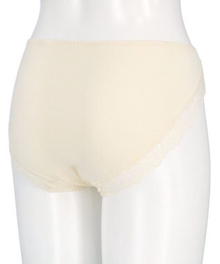 Wing ショーツ Wing Lesiage PB3010とペア オーガニックコットン混(身生地部) はきこみ丈ふつう PF3010 ウイング／ワコール クリーム