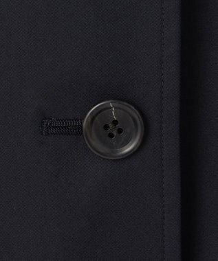 23区 コットンポリエステルギャバジン ショート トレンチコート ネイビー系