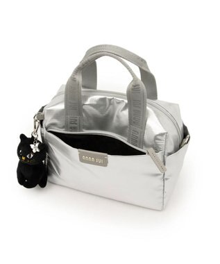 ANNA SUI ワンダー 2WAYミニボストンバッグ シルバー