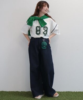 AMERICAN HOLIC 【RUSSELL】フットボールTシャツ White