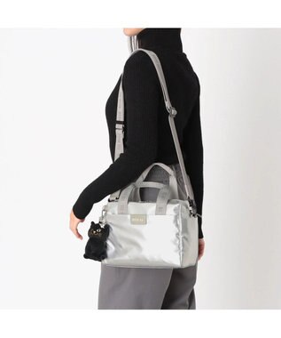 ANNA SUI ワンダー 2WAYミニボストンバッグ シルバー