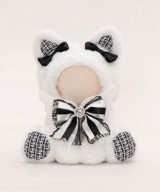 WEGO 【痛バ＆推し活グッズ】ぬいおすわりにゃんこ15cm ホワイト