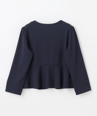 組曲 KIDS 【UVカット・接触冷感】【110-140㎝】サラリとスナップ カーディガン ネイビー