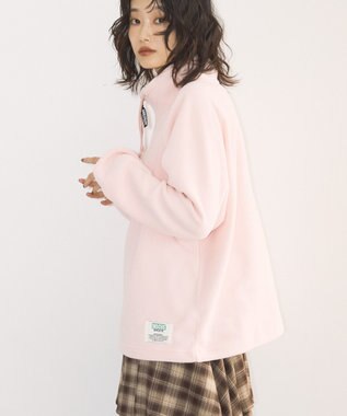 AMERICAN HOLIC Discus フリースハーフジッププルオーバー Pink