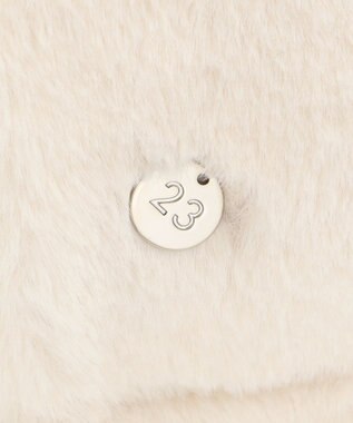 23区GOLF 【WOMEN】ファー ネックウォーマー ホワイト系