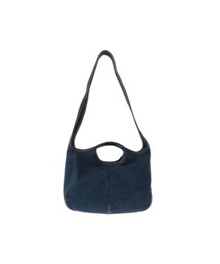 genten タンニンキャンバス 2wayショルダーバッグ ネイビー