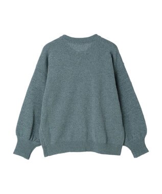 CRAFT STANDARD BOUTIQUE 洗えるコードモールクルーネックカーデイガン Light Green