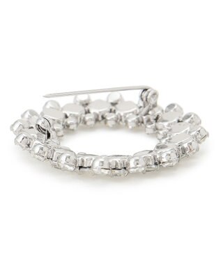 23区 【VERY3月号掲載】ビジュー サークル ブローチ シルバー系