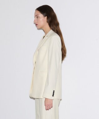 JOSEPH エアリーフランネル　ジャケット Ivory