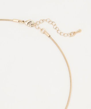 ANY ダブルリングネックレス ゴールド系