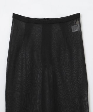 NAVE 【Nave・洗える】シアーニット スカート ブラック系