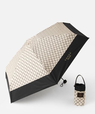 TOCCA CHECKER CLOVER MINI UMBRELLA ミニサイズ折り畳み傘