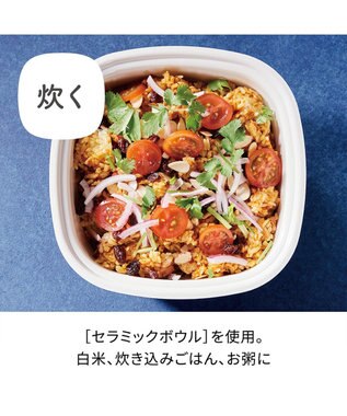 YAMATO テーブル＆キッチン 【レコルト】ポットデュオキャレ  クリームホワイト  RPD-4(W) ホワイト