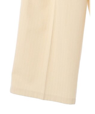 earth music&ecology ピンストライプストレートパンツ Beige