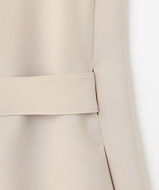 23区 【撥水加工/UVカット】キューティクルストレッチツイル ジレ ベージュ系