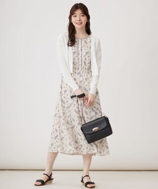 ANY SIS 【接触冷感・UVケア】ショートレングス畔 カーディガン オフ