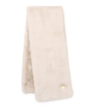 MOONBAT 【FUDGE11月号掲載】PAUL & JOE ACCESSOIRES フェイクファービッグマフラー ベージュ