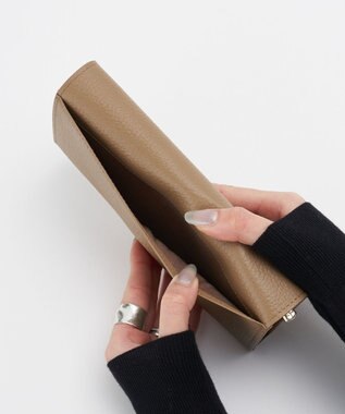 russet サークルプレートロングウォレット(SO-440) Mocha