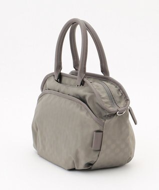 Y'SACCS Polka Dots　パイピングポケット2WAYミニトート グレージュ