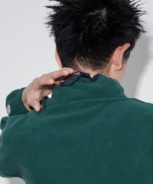 WEGO DISCUSフリースハーフジップPO グリーン