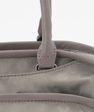 Y'SACCS Polka Dots　パイピングポケット2WAYミニトート グレージュ