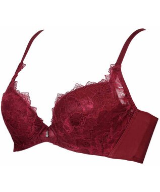 WACOAL 【ハグするブラ】 ブラジャー 体温を感知してカラダになじむ 谷間メイク 脇高設計 レディース BXB418 /ワコール レッド