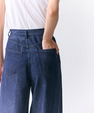 BEIGE， FRANKLIN / ドレープタックワイドパンツ Indigo