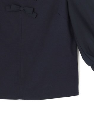 TOCCA 【洗える】LITTLE BOW トップス ネイビー系