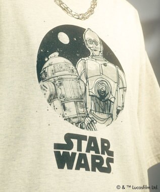 Green Parks ＳＴＡＲ　ＷＡＲＳ／グラフィック半袖ＢＩＧＴＥＥ Oatmeal