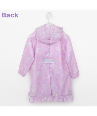 Mother garden マザーガーデン ユニコーン 子供用 レインコート 100/110/120/130cm 《ハピネス柄》 収納巾着付き 紫