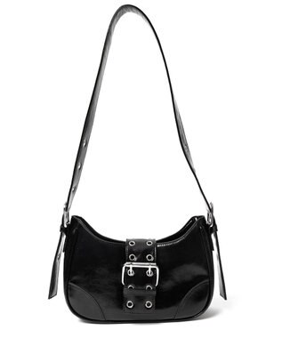 WEGO マルチWAYハーフムーンベルトバッグ ブラック