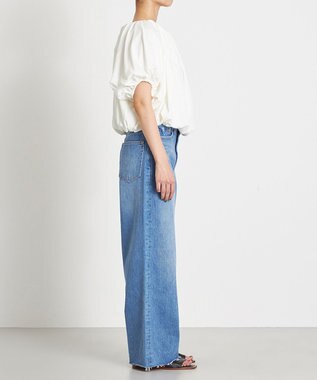 NAVE 【Nave 　洗える・接触冷感】クロップドジャージーブラウス アイボリー系