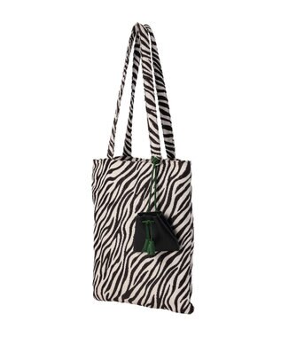 Green Parks ポーチ付ジャガードＡ４トートバッグ Green
