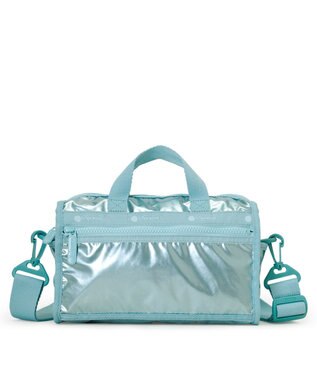 LeSportsac MINI DUFFEL CROSSBODY/アクアブルーシャイン アクアブルーシャイン