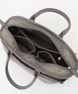 Y'SACCS Polka Dots　パイピングポケット2WAYミニトート グレージュ