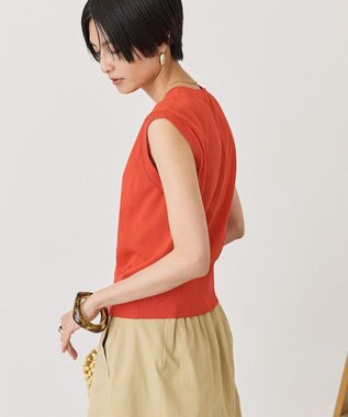 AMERICAN HOLIC 【2SET・接触冷感】カーディガン+ノースリーブニット Beige