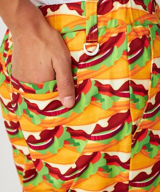 FILA GOLF／marie claire 【Loudmouth】柄ロングパンツ Burger Mania
