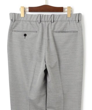 J.PRESS MEN プールに浮いているような快適な着心地【ストレッチ / 洗える / 吸水速乾/ 接触冷感】【J.PRESS-POOL WOOL】ジャージーセットアップ スラックス ライトグレー系