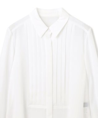 GRACE CONTINENTAL ロングテールドレスシャツ ホワイト