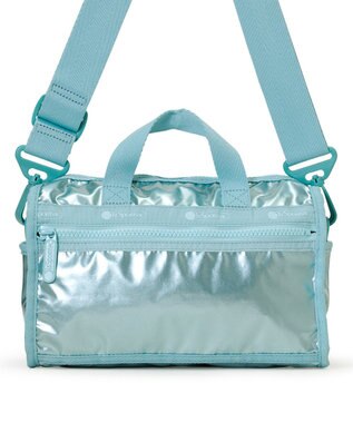 LeSportsac MINI DUFFEL CROSSBODY/アクアブルーシャイン アクアブルーシャイン