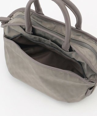 Y'SACCS Polka Dots　パイピングポケット2WAYミニトート グレージュ