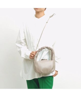 UNBILLION kakatoo ギャザーハンドル2wayバッグ オーク