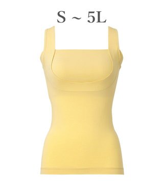 BRADELIS New York 【BRADELIS NewYork peace】綿混楽々dailyブラキャミ25 ノンワイヤー 補正下着 カップ付き キャミソール ブラトップ