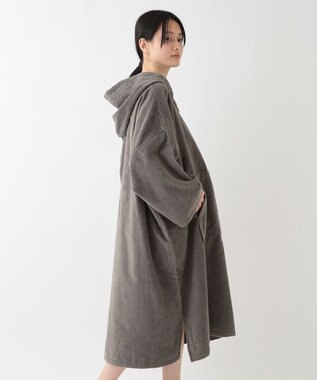 UCHINO エアリータッチ ポケット付サウナポンチョ グレー