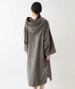 UCHINO エアリータッチ ポケット付サウナポンチョ グレー