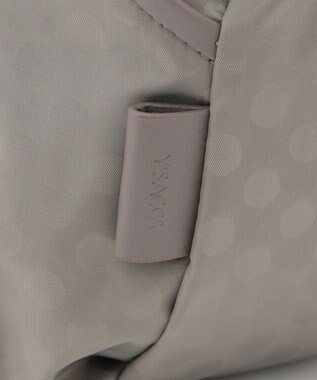 Y'SACCS Polka Dots　パイピングポケット2WAYミニトート グレージュ