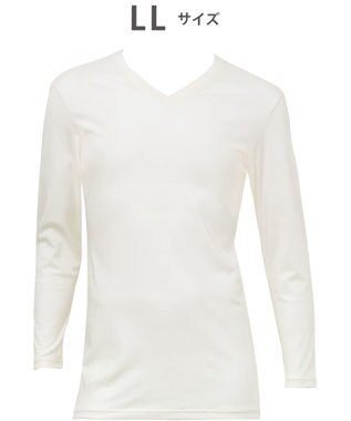 WACOAL MEN WACOAL MEN あったかインナー Vネック 8分袖 綿100％ 保温性 やわらかさが続く 静電気が起こりにくい 毛玉になりにくい 後裾長め設計 インナー WL6103 /ワコールメン