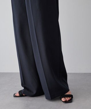 YECCA VECCA タックワイドパンツ Navy