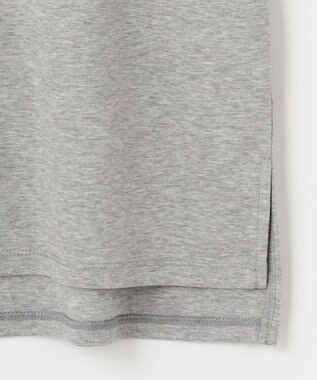 ANY 【汗ジミ防止加工】シルケットスムース半袖ロゴTシャツ トップグレー